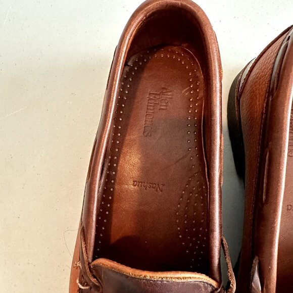 Allen Edmonds Nashua Loafer Mens Size 9  Brown Leather Rubber Sole Tassel main image 5